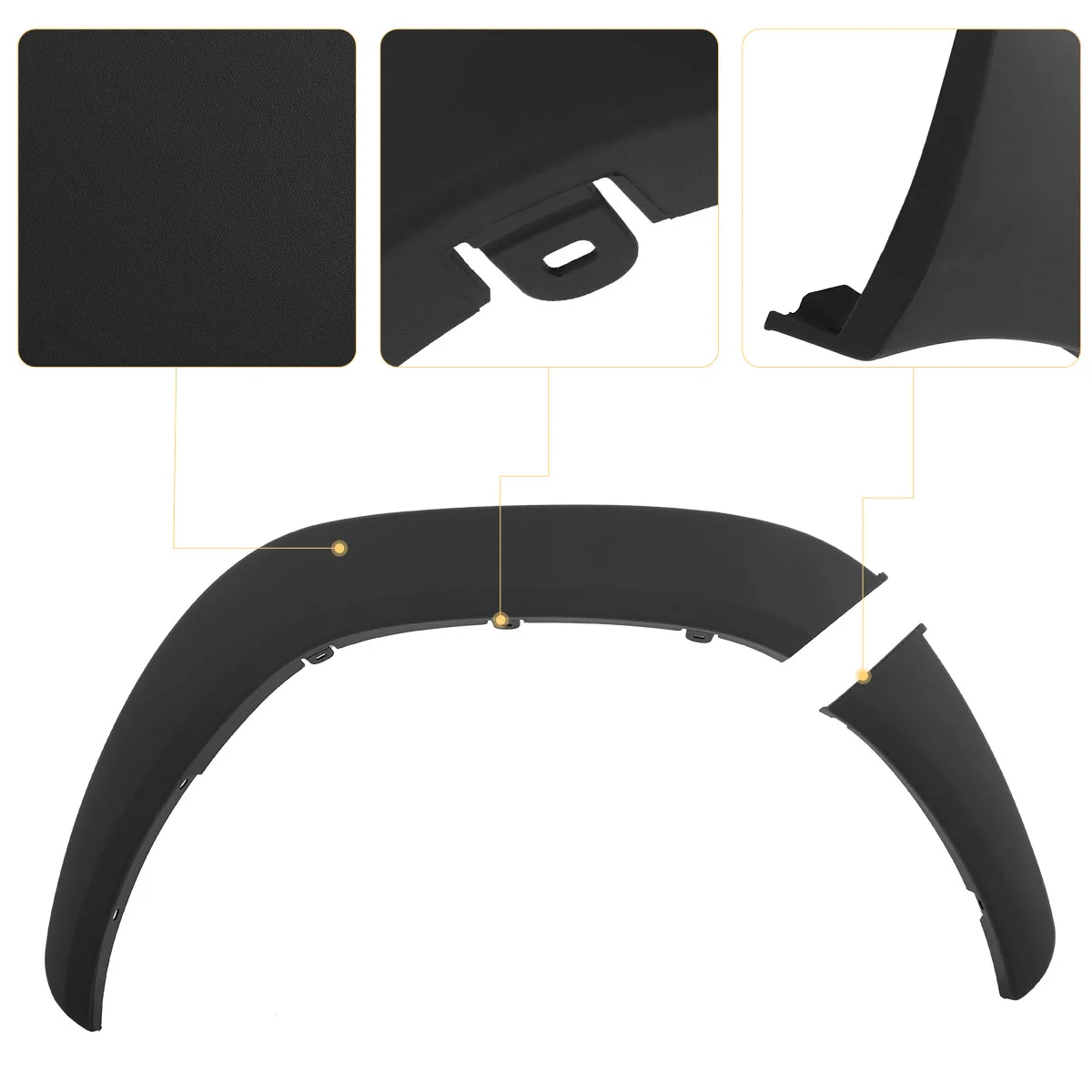 Slim Matte Black Fender Flares Wheel Arch for Toyota Hilux Revo 2015-2020,2021-2023 Basic Version Mudguards 4X4 Car Accessories