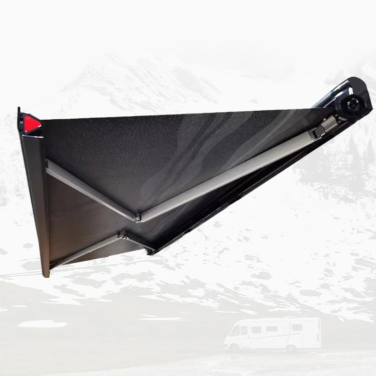 

3*2m Retractable Aluminum Alloy Caravan Awning Outdoor Sunshade RV Parts & Accessories Trailers Caravans