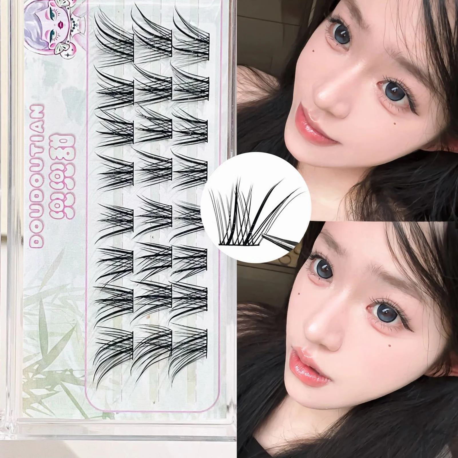 New Chinese Style Foxes Fluffy - огляд і ціна Eyelash Extension In Chinese