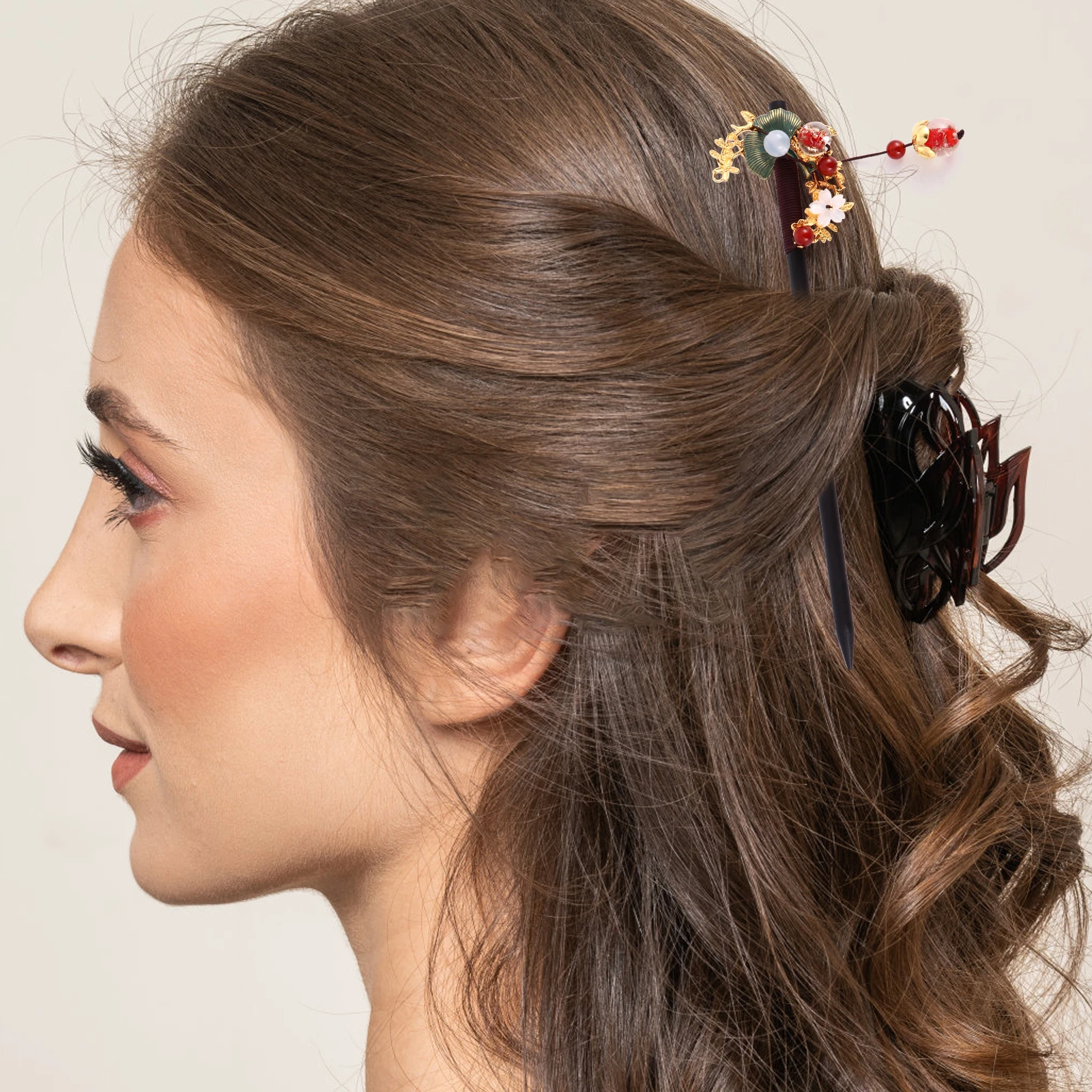 

Classical Hairpin Ancient Style Stick Vintage Pearl Hairpin For Wedding Party Hair Accessories Hairsticks Chinese Retro