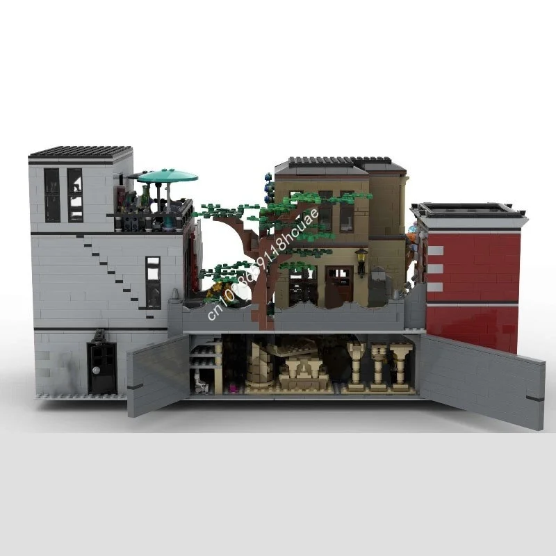 3981개 MOC 이탈리아 유산 박물관 모듈형 모델 블록 조립 장난감 DIY 브릭 크리스마스 선물 생일 선물