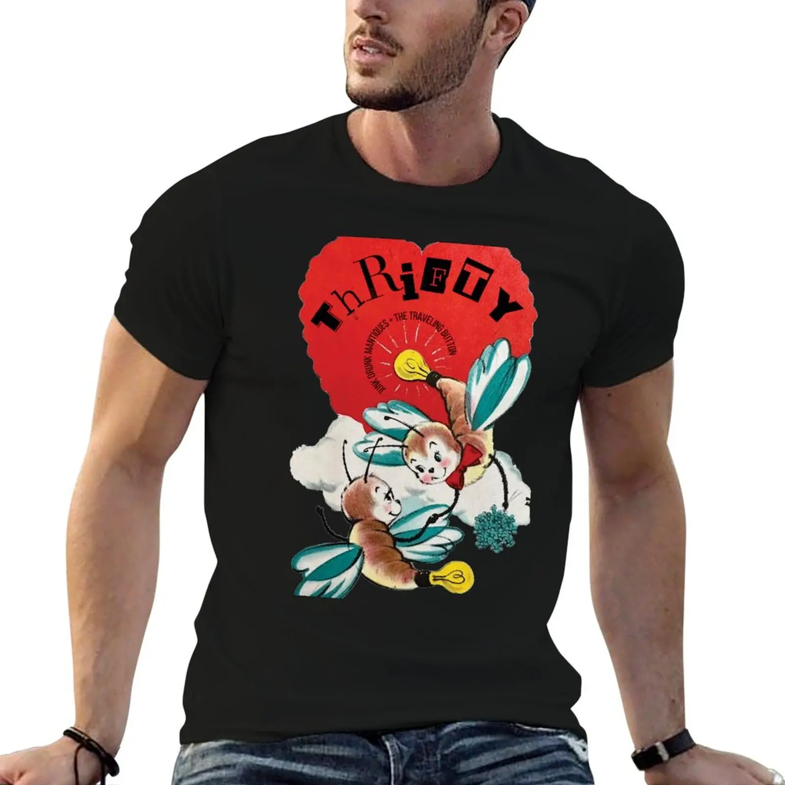 Футболка THRIFTY TTB & JDM с короткими рукавами для повседневной носки