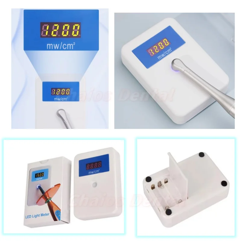 Dental Light Meter LED Light Curing Light Measurement Light Intensity Measurement Meter Digital Display Light Intensity Meter