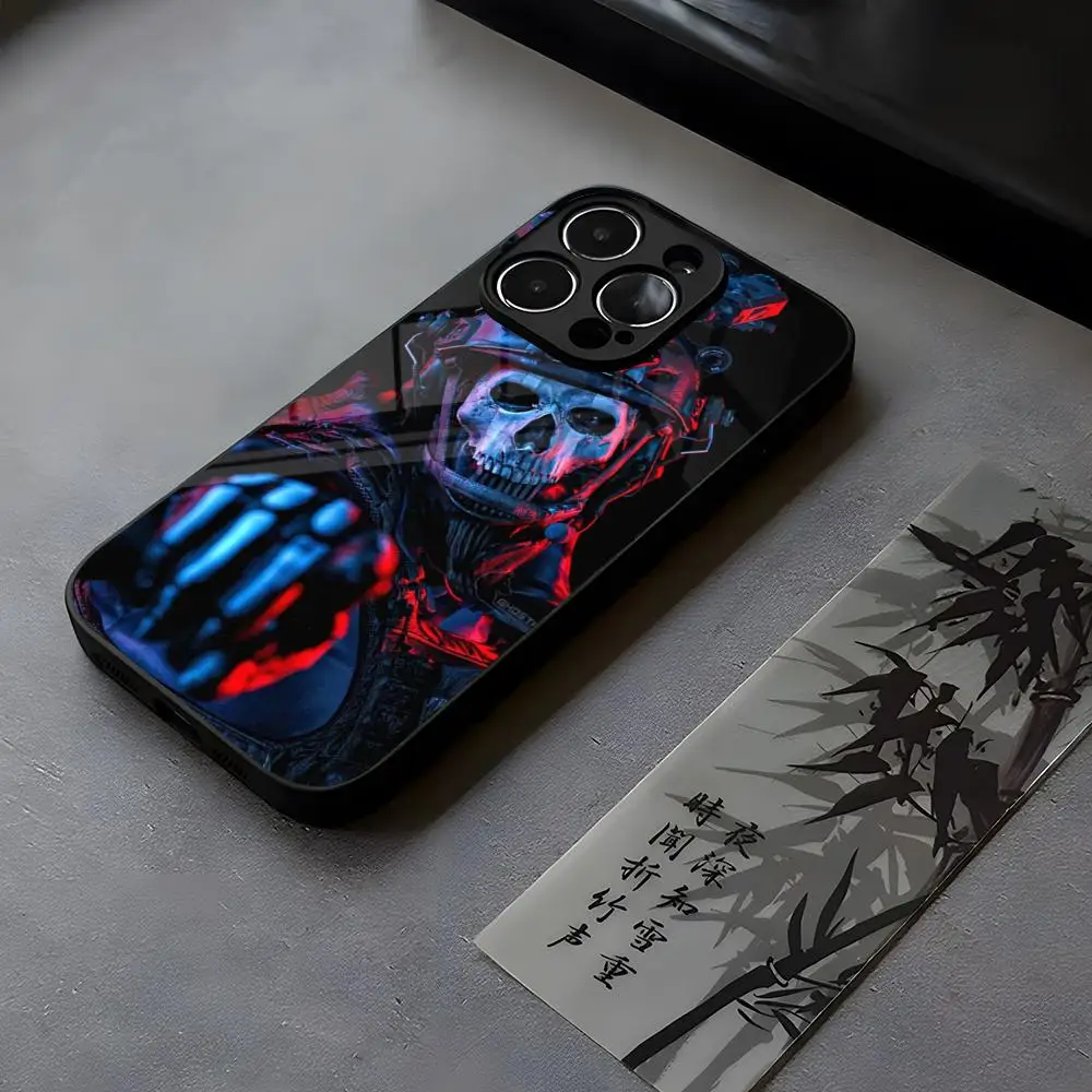 Juego Call Of Duty 3 funda de teléfono de vidrio templado para IPhone 15 16 14 12 13 11 Pro XS Max Plus Mini X XR SE2020