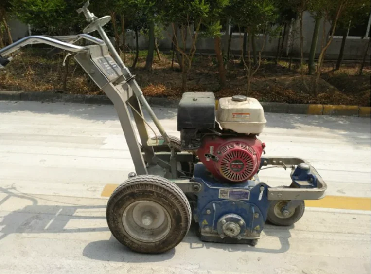 Hand-Pushed Road Line Remover Machine Concrete Asphalt Removal Tool Concrete Asphalt Removal Machine
