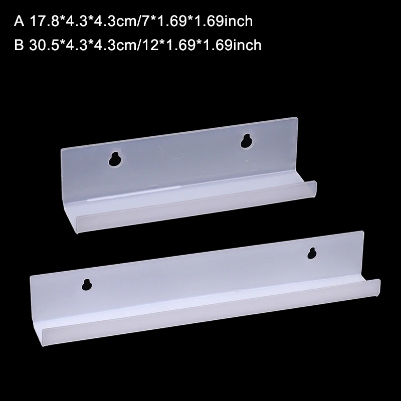 1PCS Transparent Acrylic Record Shelf Stand Wall Mounted Record Holder For Vinyl Album Display Storage Rack