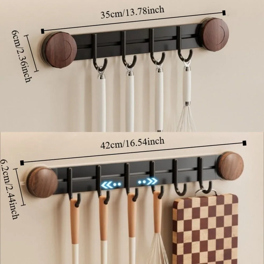 4/6 السنانير كوب شفاط المكنسة الكهربائية السنانير الحائط لا الحفر خطاطيف ملابس معلقة Traceless توفير المساحة المطبخ تخزين السنانير