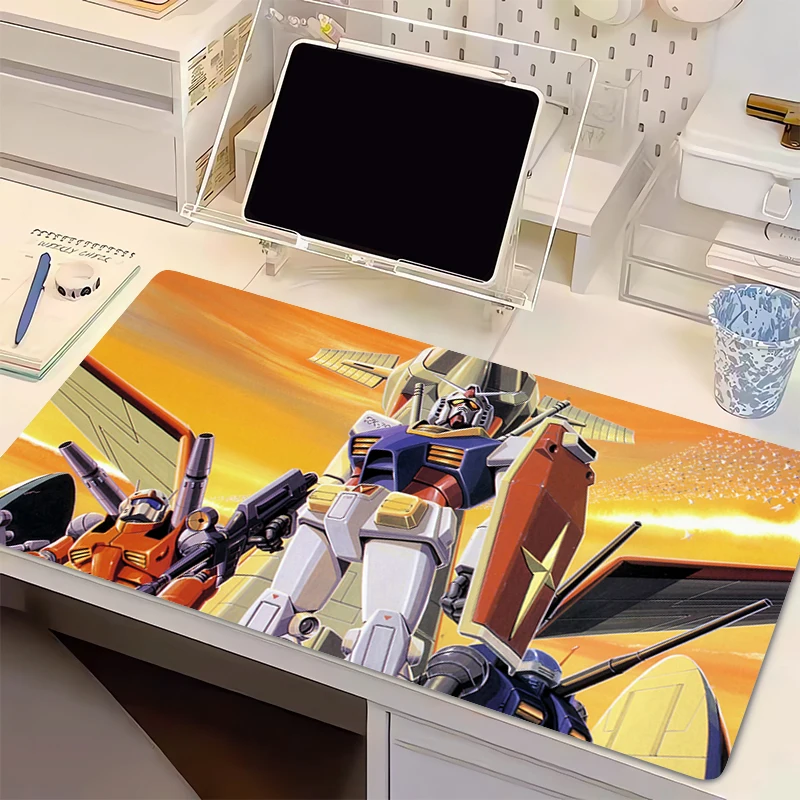 Anime mouse pad guerreiro mecânico RX-78-2 g-gundam gabinete gamer computador mesa tapete de teclado acessórios de jogos de computador mousepad
