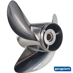High Quality Outboard Motor Stainless Steel Propeller for Yamaha 150-300HP POLYDA 13 3/4X19-M R Forward Boat Engine Parts