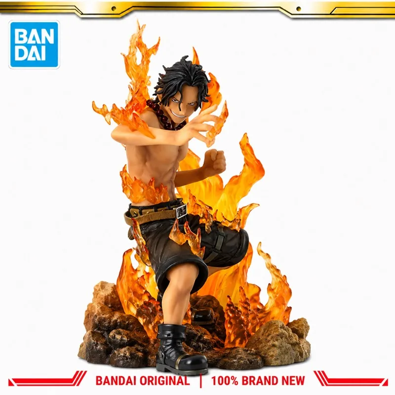 

In Stock Bandai Original Banpresto One Piece Portgas.d.ace Action Figure Model Doll Brand New Boxed Anime Characters Toys Model