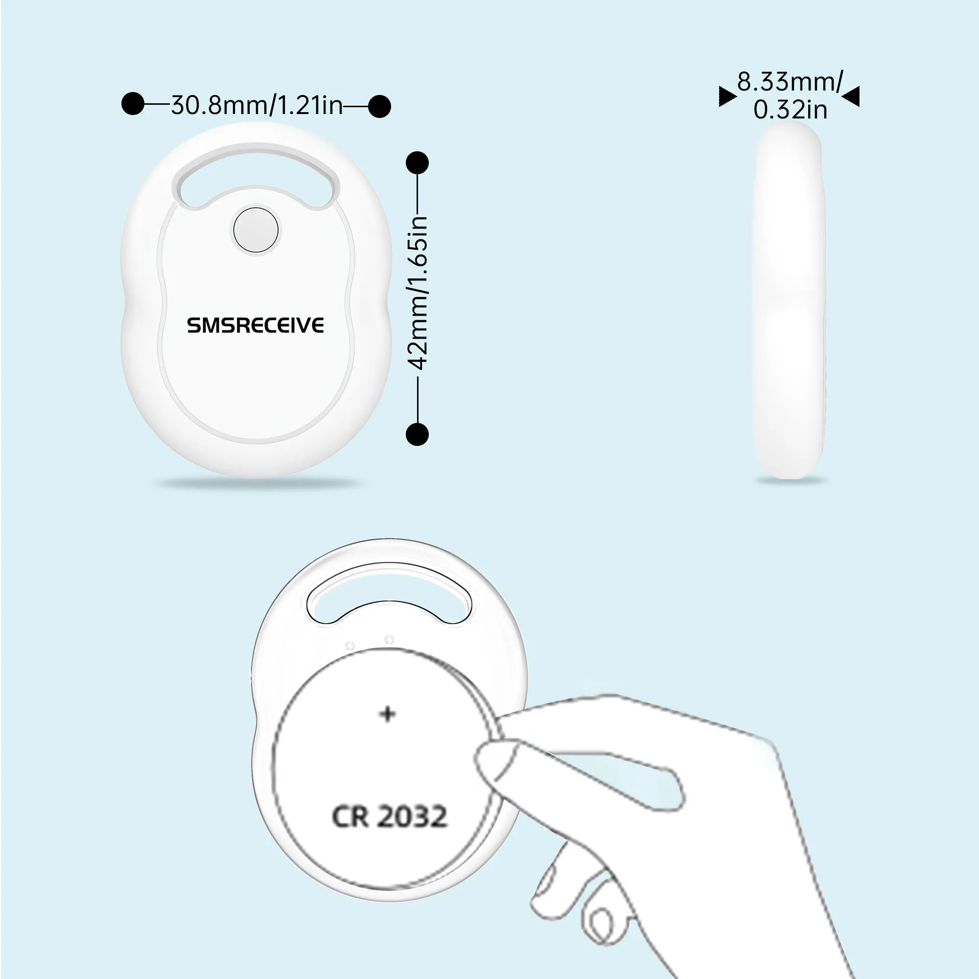 Apple iOSシステム対応「探す」アプリ用スマートGPSトラッカー、アイテムタグ、キーファインダー、自転車、バッグ、紛失防止アイテム、スマートBluetoothトラッカー