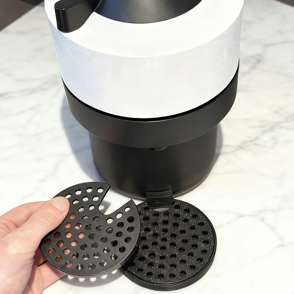 Posavasos Vertuo-Pop negros, material resistente que protege las superficies, fácil de limpiar, diseño elegante para cafetera Vertuo-Pop