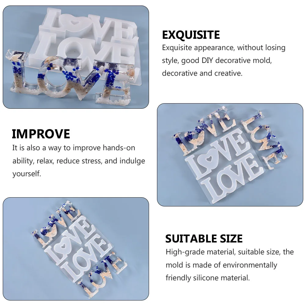 แม่พิมพ์ซิลิโคนรูปตัวอักษรภาษาอังกฤษ 1 ชิ้น สำหรับงาน DIY คริสตัลอีพ็อกซี่ ป้ายห้อยตกแต่งผนัง งานฝีมือเค้ก