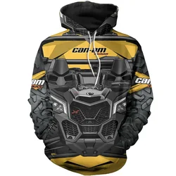 New Fashion Hoodie Can Am Off Road 3D Fully Printed Autumn Zip Hoodie Unisex Harajuku Casual Street Sweatshirt Sportswear HY045