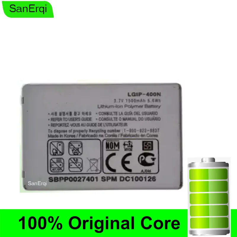 LGIP-400N Аккумулятор для LG OPTIMUS VM670 LS670 MS690 P500 P509 P503 P520 M/C/U/V/T/S/1 высокое качество SanErqi