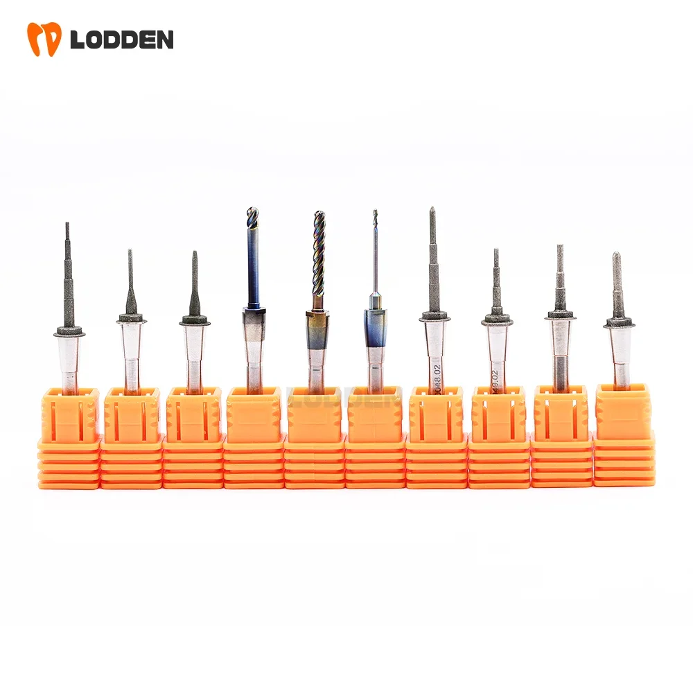 Sirona MCXL Milling Burs D4 Grinding Drills Dentistry Tools Dental Lab for Zirconia Lithium Disilicate PMMA