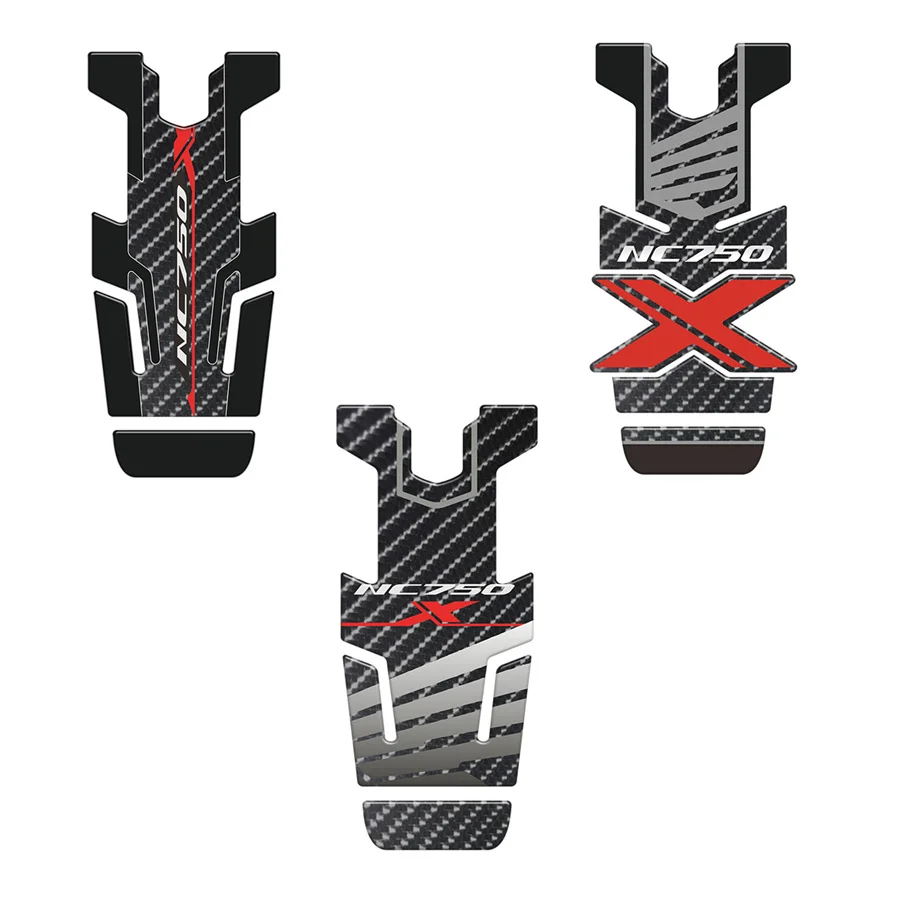 Motorcycle Accessories Carbon Fiber Oil Fuel Gas Tank Pad Tankpad Decal Protector Sticker For  NC750X NC 750X NC700 NC700X