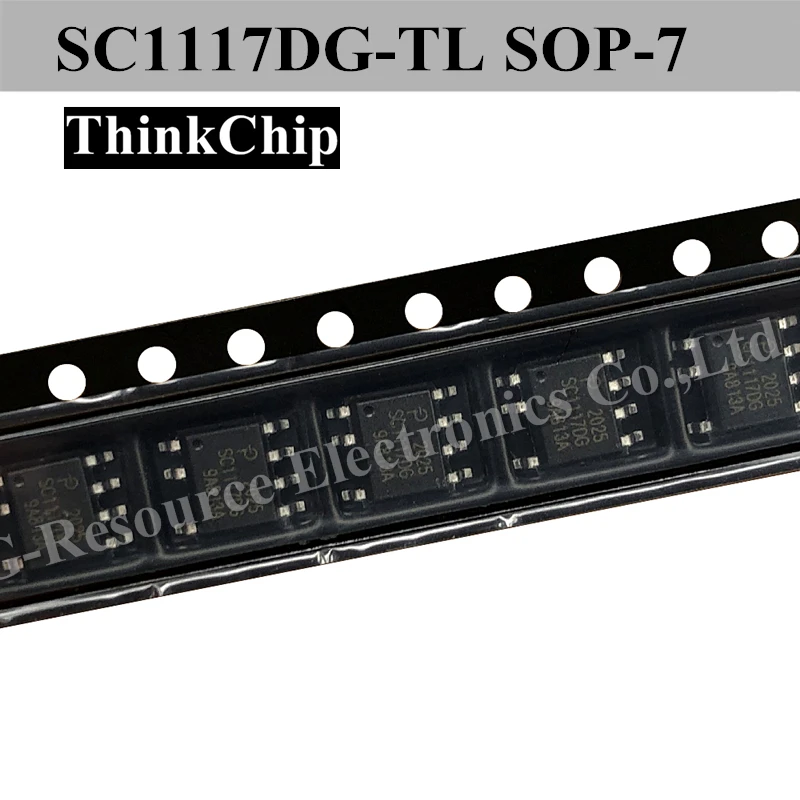 (10pcs) SC1117DG-TL SC1117DG SC1117G SOP-7 SMD Energy-Efficient Low Power Off-Line Switcher IC New Original