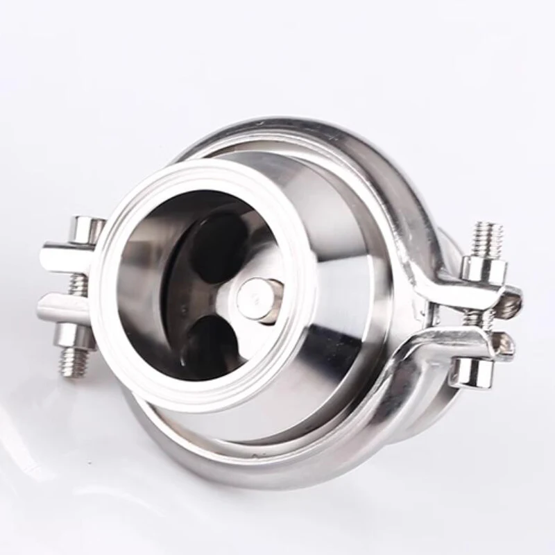 Check valve 304 stainless steel sanitary grade check one-way 50.5MM chuck diameter 19/25/32MM optional