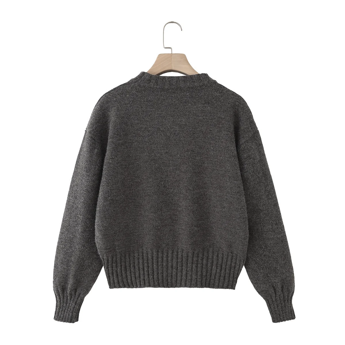 Faionable Long Sve round Ne Maglione lavorato a maglia Fibra di poliestere Abbigliamento da donna Autunno New Sle JNLEAOG 67755 Maglia in poliestere...