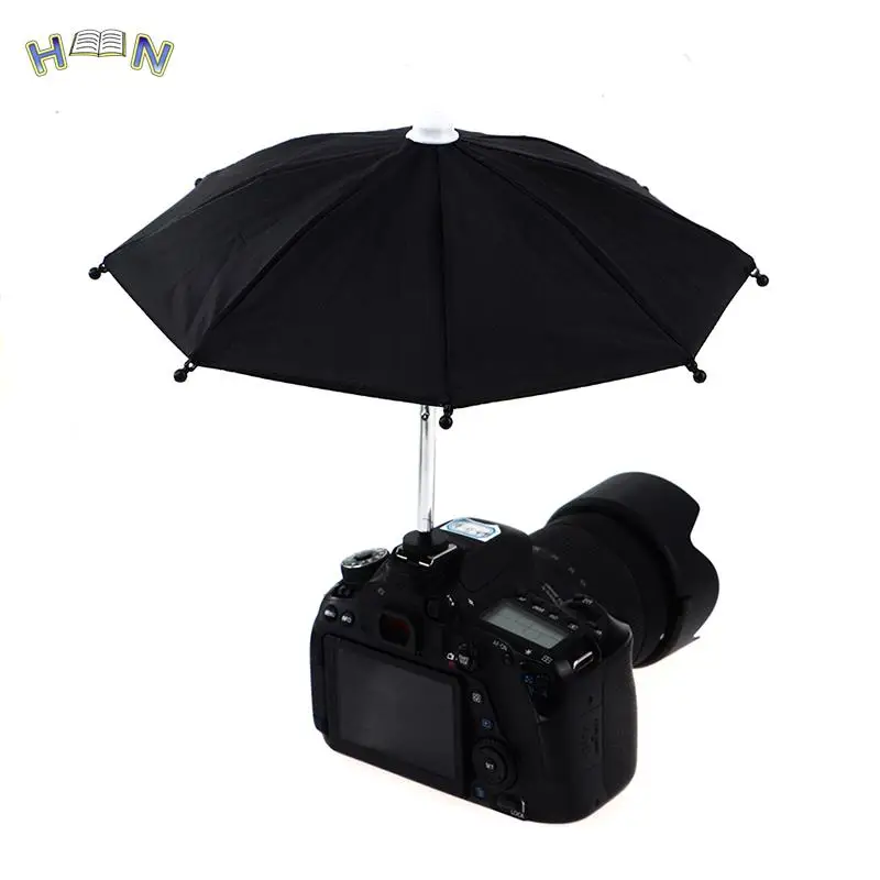 Hot sale PC Black Dslr Camera Umbrella Sunshade Rainy Holder For General Camera Photographic Camera Umbrella