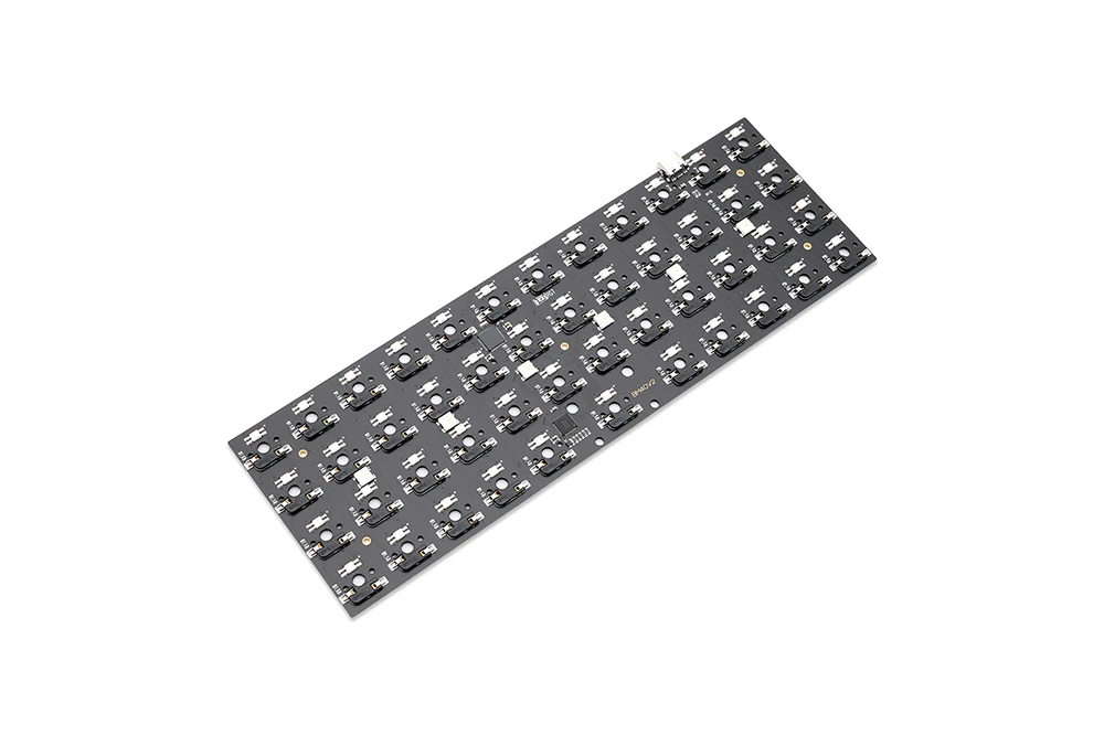 bm40rgb bm40 rgb 40% hot swappable Mechanical Keyboard PCB programmed via firmware rgb switch underglow type c planck