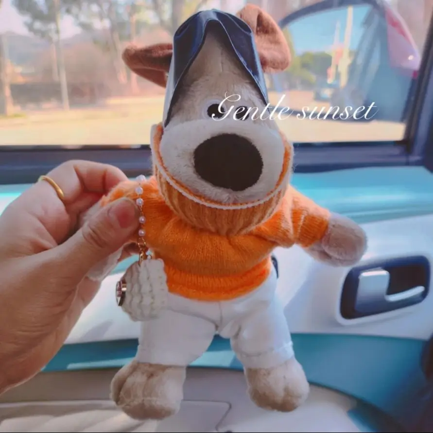 Clothing Plush Master Dog Puppet Keychain Students Boyfriend Puppet Bag Pendant Wholesale Birthday Gifts for Women