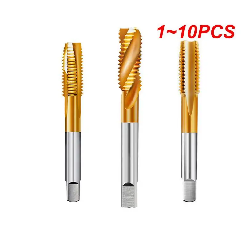 

1~10PCS Metric M35 HSS Cobalt Tap Titanium Plated Straight/Spiral Flute Machine Thread For Metal M2 M2.5 M3 M5 M6 M8 M10