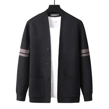 Herbst und Winter männer Pullover Kaschmir Jacken Langarm Strickjacke Männlich Original Streetwear Strickwaren Hohe Qualität