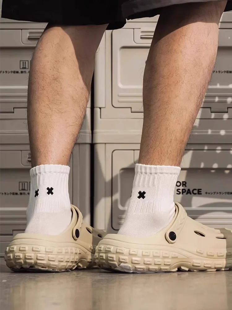 Lässige Socken, Söckchen, Herren-Baumwollsocken, modische, atmungsaktive, bequeme Socken – Detail 1