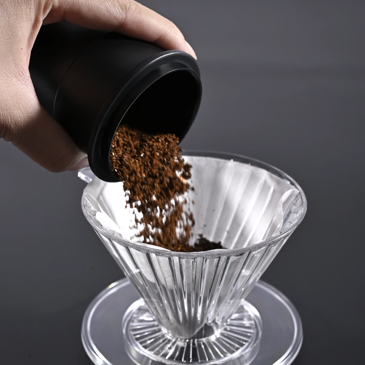 Kaffee-Dosierbecher, Kaffeemaschine, beständiger Pulverbecher für 8 mm Siebträger, Espresso-Kaffee-Dosierbecher, Kaffeezubehör-Werkzeuge