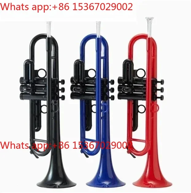 Flat Plastic Trumpet Instrument for Adults, Children, Beginners, General C-flat Professional Students To Play