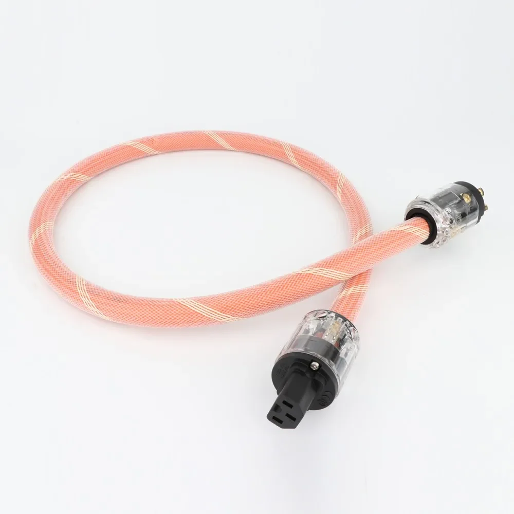 Preffair D505 الصوت OFC كابل الطاقة النحاسي HIFI الولايات المتحدة سلك الطاقة كابل التيار المتناوب الاتحاد الأوروبي الصوت الطاقة الأساسية #3