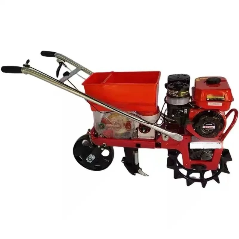 

Hand push oline 2 rows self-propelled corn soybean peanut seeder for sale