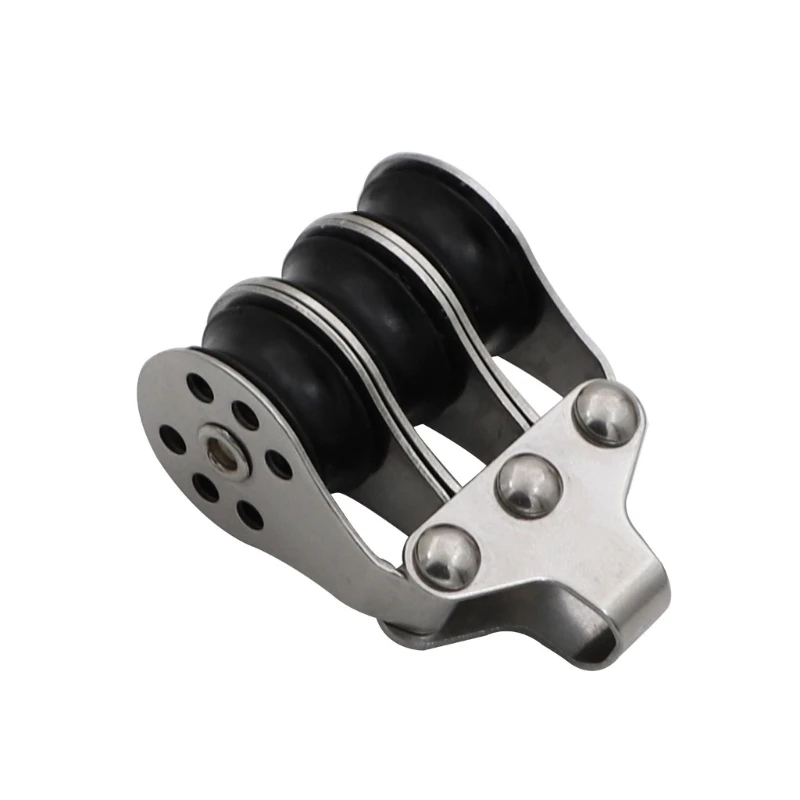 Marine Rope Guide Block Metal Texture for Yacht Deck Line Replacement Use