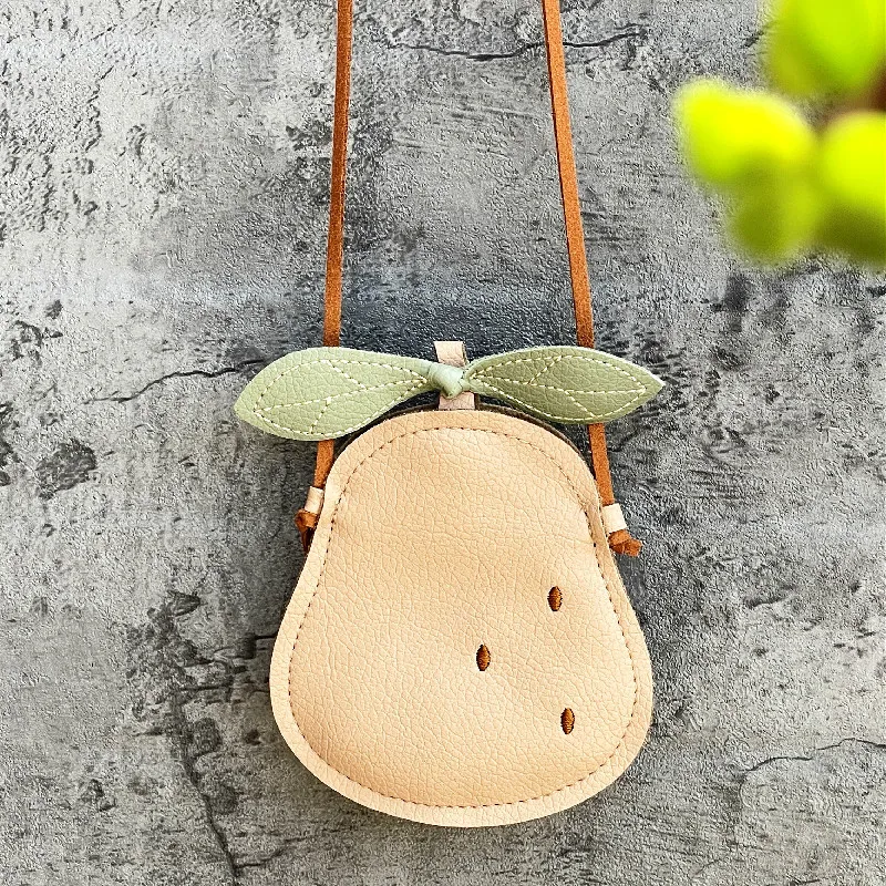 Bolsa de ombro pequena para meninas, mini bolsa de couro PU, carteira de moedas, bolsa de mensageiro, bolsa crossbody, presente infantil, bonito