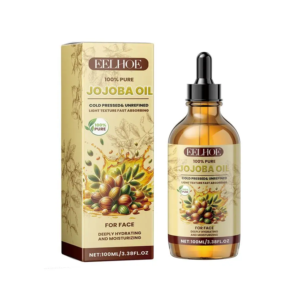 Huile de jojoba pour le visage, soin hydratant, éclaircissant, raffermissant, froid, Murcia, S2D9, 100ml