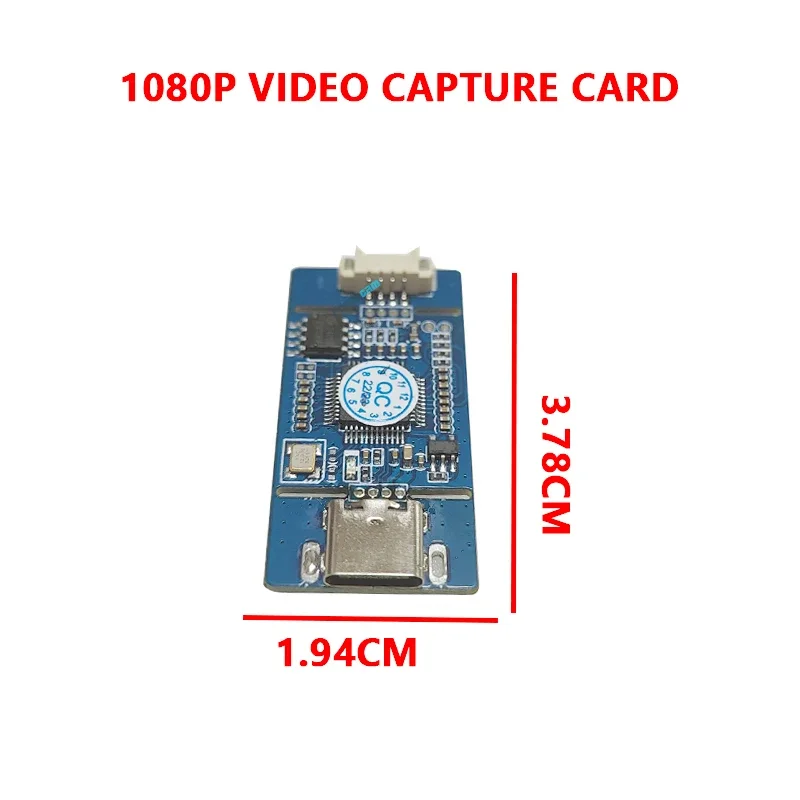 1080P Video Capture Card CVBS To USB Capture AV/CVBS/S-VIDEO Signal To Digital USB Output Board/TYPE-C Output Board Driver-free