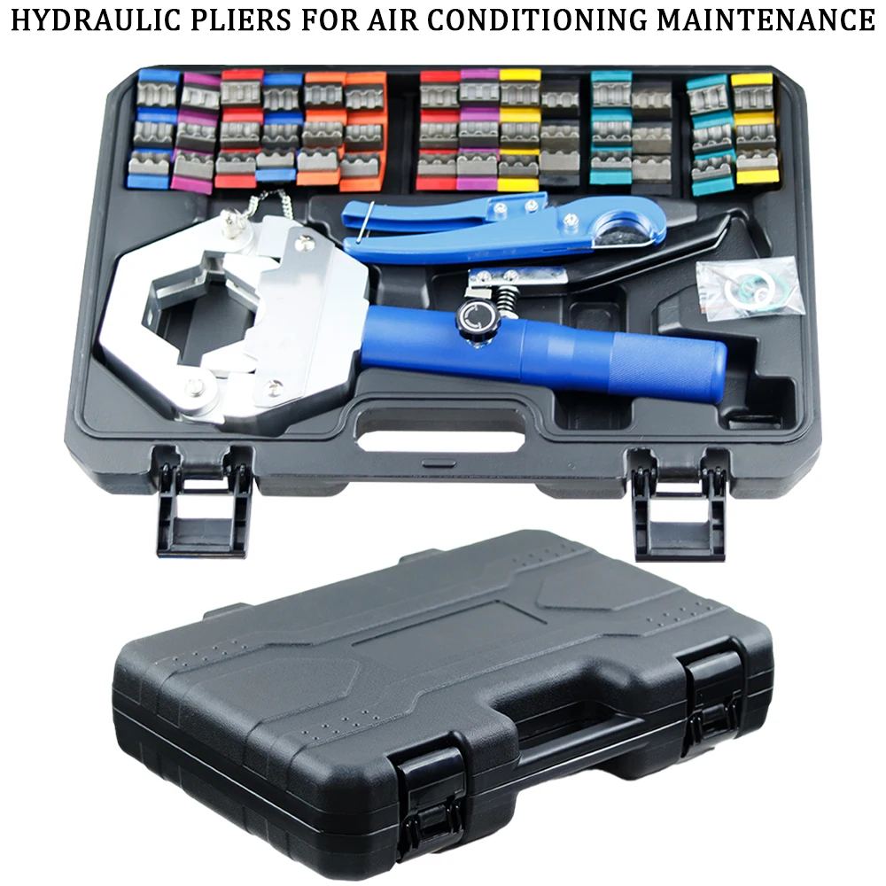 

FS-7842 Portable Hydraulic Hose Crimping Tool Manual Hose Crimper Kit 8T Hydra-Crimper Automotive Air Conditioning Maintenance