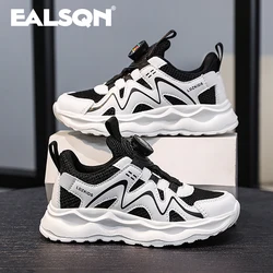 Anti-skid Leather Kids Sneakers for Boys Running Walking Lightweight Casual Shoes With Fashion Dragon Pattern