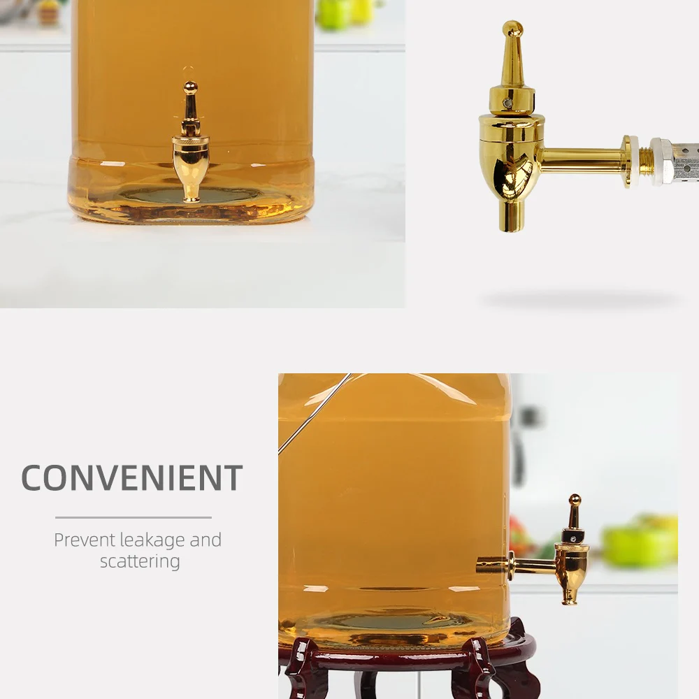 12mm Brass Wine Barrel Faucet Party Beer Beverage Juice Tank Tap Drink Water Bar Coffee Dispenser Holder Valve Glass Bibcock Tap