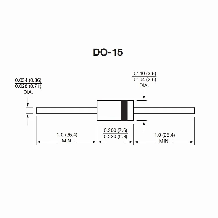 20PCS P6KE22A DO-15 P6KE22CA  24/27/30/33/36/39/47/51/56  TVS transient suppression diode Brand new original accessories