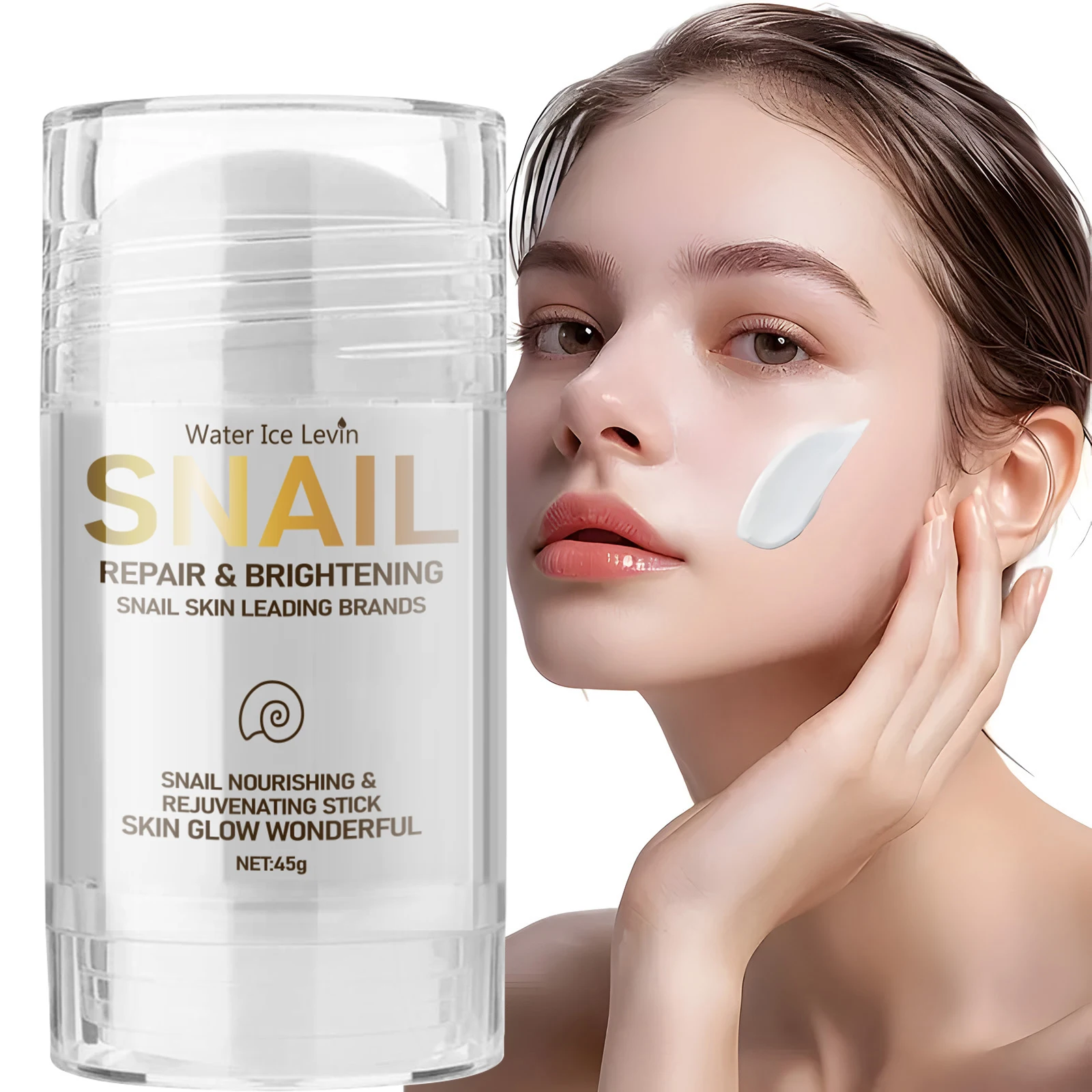 Snail Anti-Aging Bar Collagen Moisturizing and Nourishing Damaged Face Lift Smooth Bright Whitening Skin Care Day Cream