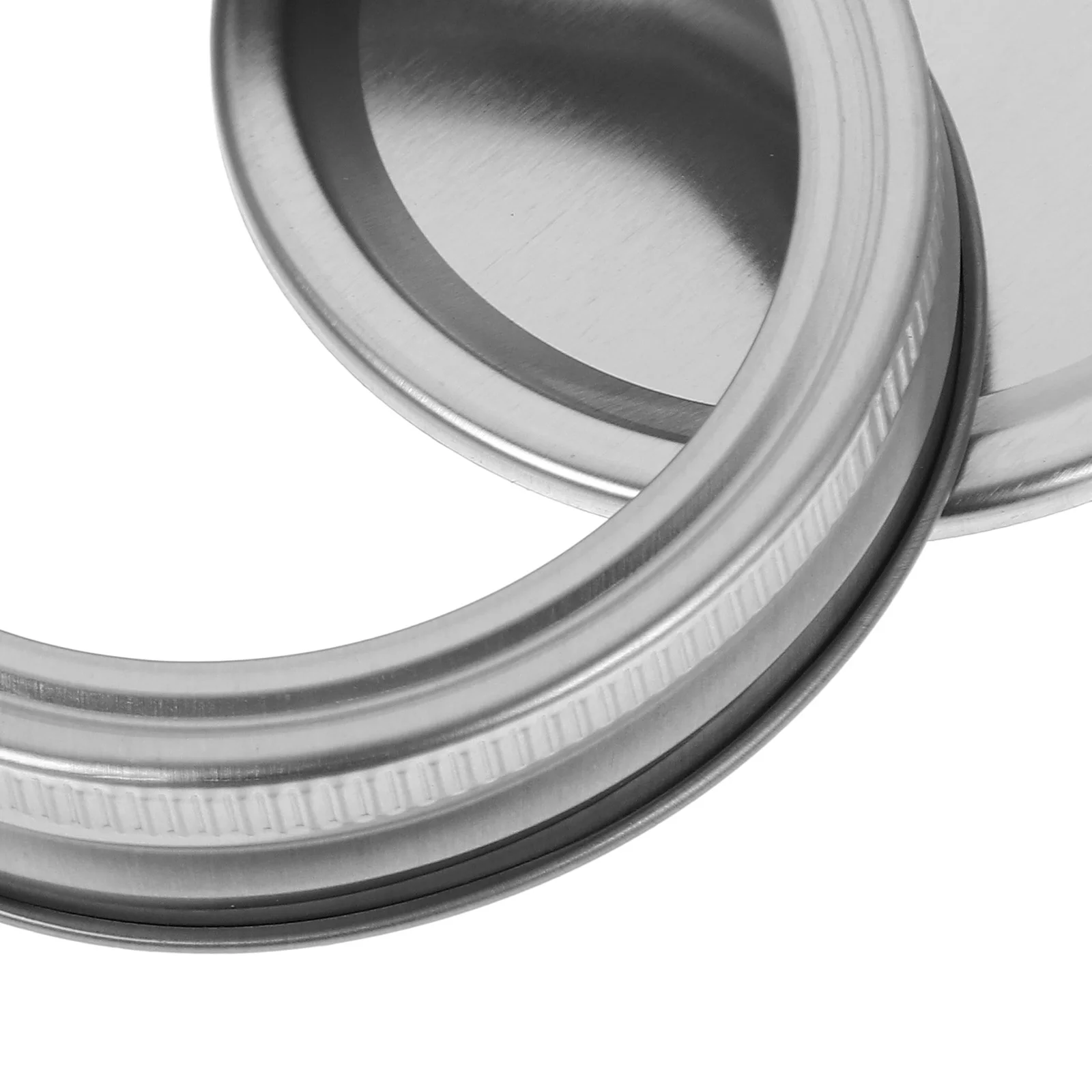 

12 Sets 86mm Wide Mouth Mason Jar Lids Rings Leakproof Reusable Canning Covers Home Storage Food Sealing Containers
