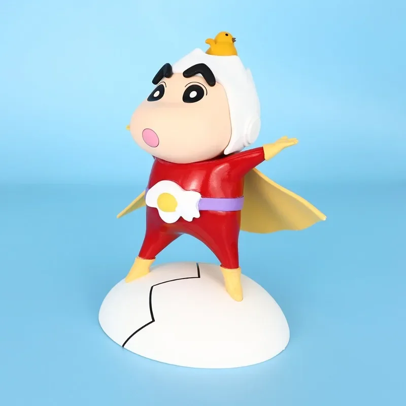 15cm Shin-chan COS series anime figures, newborn chick Crayon Shin-chan, trendy toy figures, doll ornaments, car ornaments