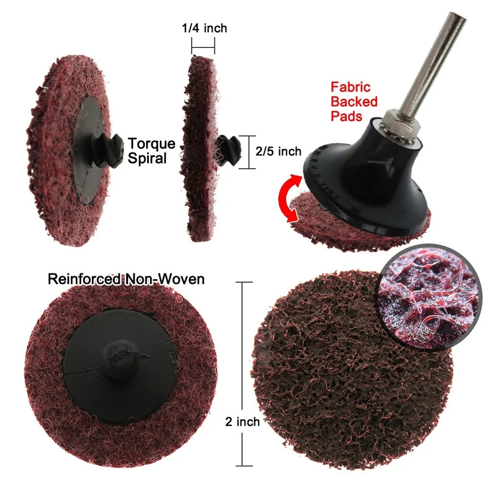 2-inch-46-piece-torque-sand-disc-set-for-stainless-steel-for-grinding-polishing-nylon-material-spiral-airflow-heat-reduction