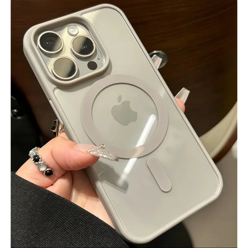 Luxury Magnetic For Magsafe Wireless Charge Case For iPhone 18 17 16 15 14 Plus 13 12 11 Pro Max Shockproof Armor Clear Cover