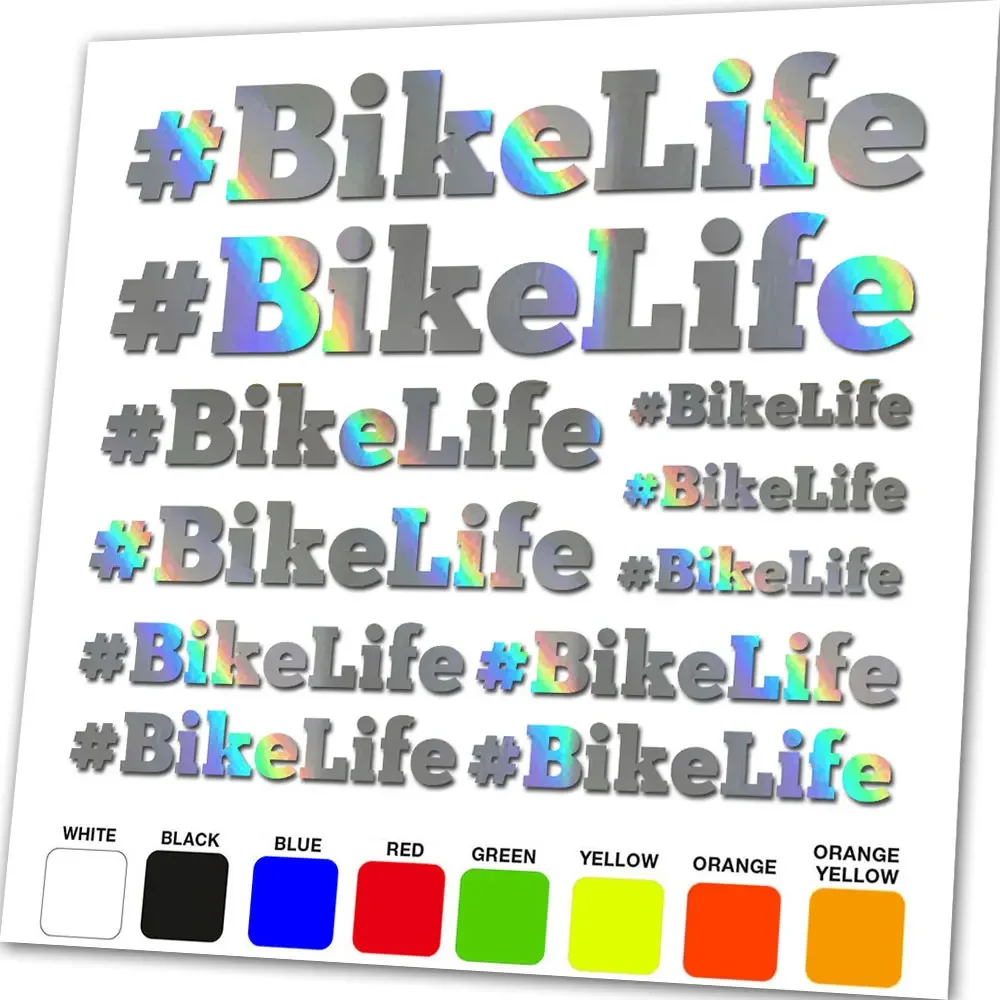 

For #BIKELIFE Bikelife Vinyl Stickers Decal Quad, Motorcycle, Scooter