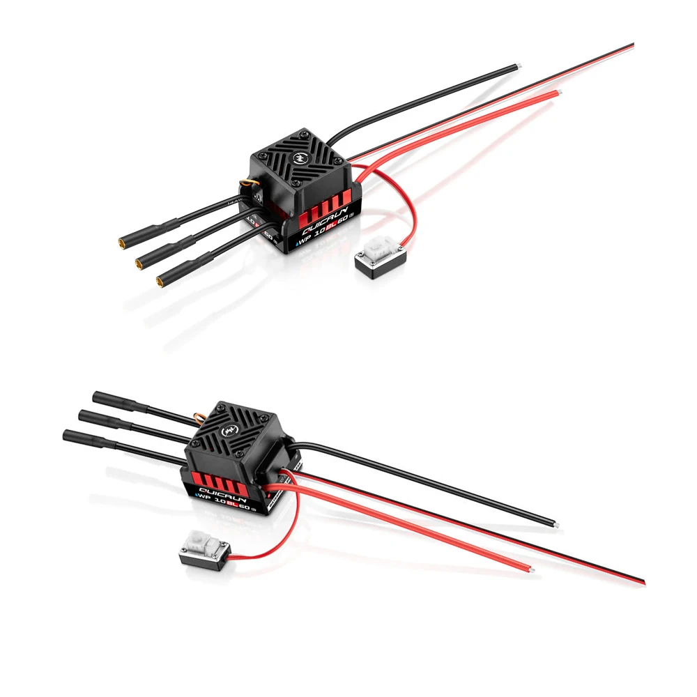 HOBBYWING QuicRun 1/10 RC Car Brushless ESC WP-10BL60 G2 60A Waterproof for RC On-road Racing Drift Off-road Buggy Monster Model