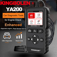 KINGBOLEN YA200 OBD2 Scanner Professional Diagnostic Tool Car Accessories Auto Engine System DTC Lookup Code Reader PK CR3001